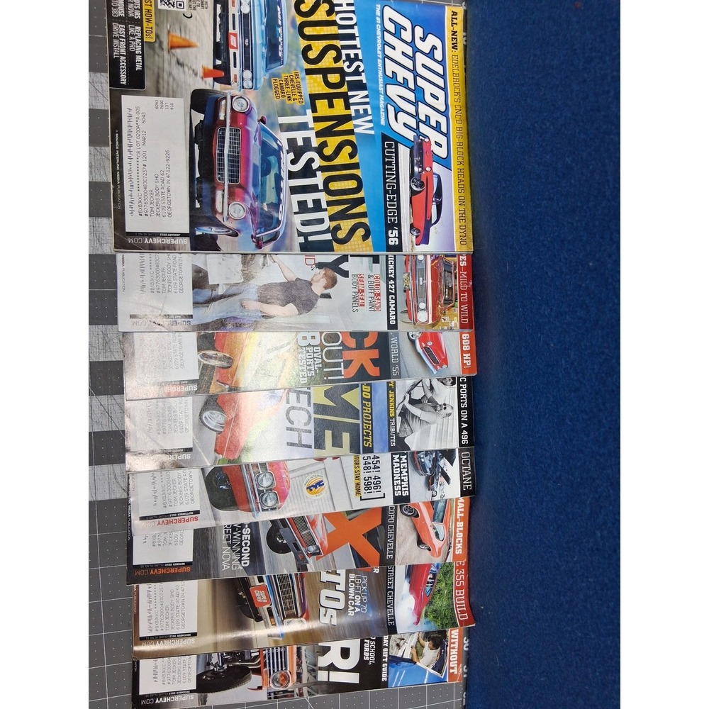 Super Chevy Magazine Lot Multi Color Automotive Enthusiast Performance Tech